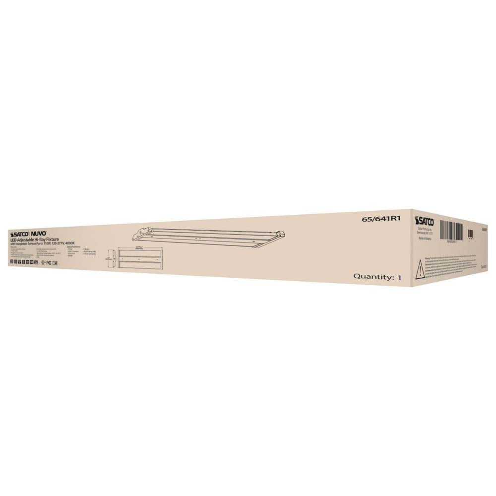 LED Adjustable High Bay 110w 4000K Sensor Port 120-277v