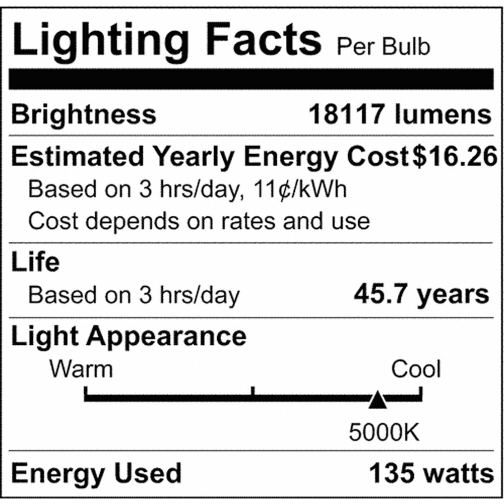 LED Adjustable High Bay 135w 5000K Sensor Port 120-277v