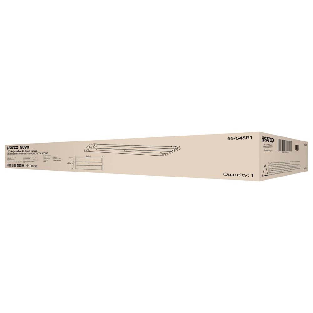 LED Adjustable High Bay 165w 4000K Sensor Port 120-277v