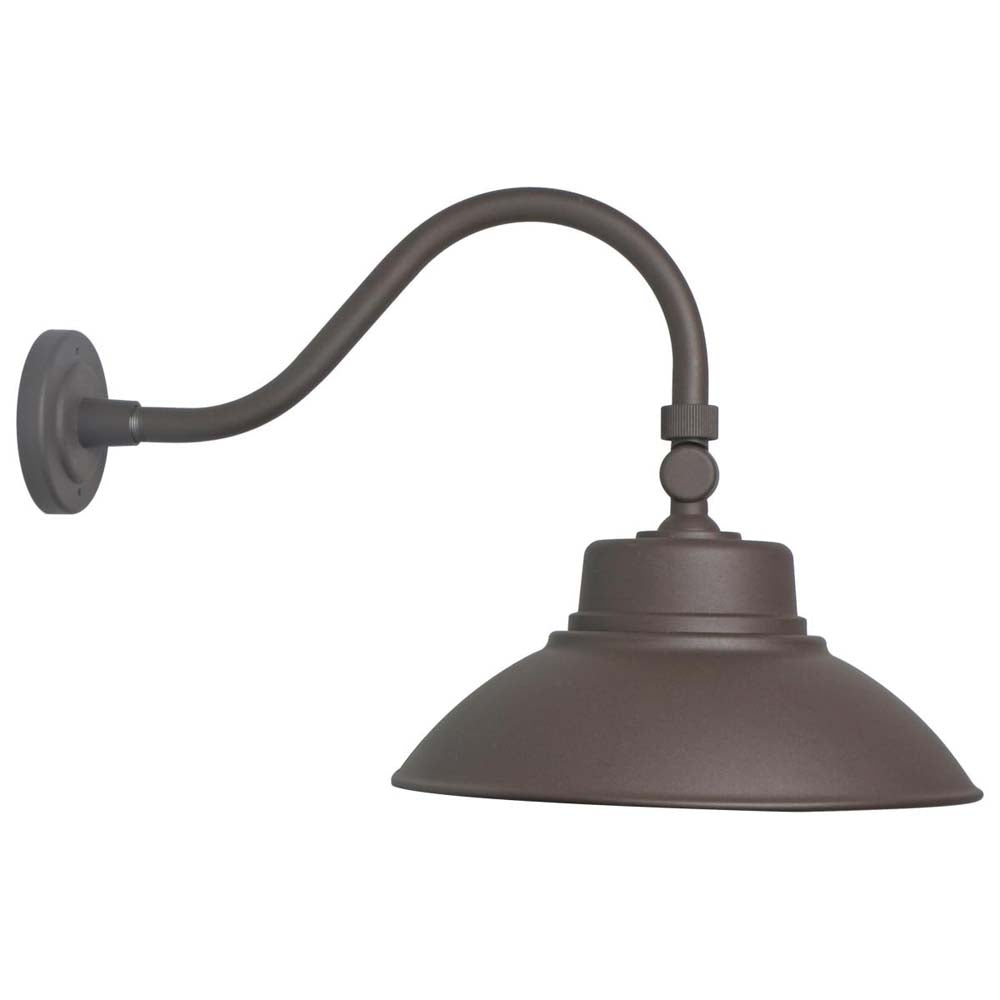 LED Gooseneck 30W/40W/50W CCT Tunable 3K/4K/5K Bronze 120-277V w/ Photocell