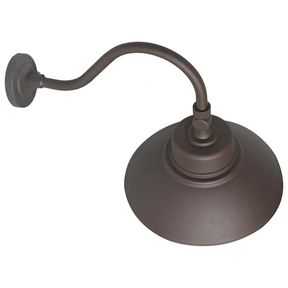 LED Gooseneck 30W/40W/50W CCT Tunable 3K/4K/5K Bronze 120-277V w/ Photocell