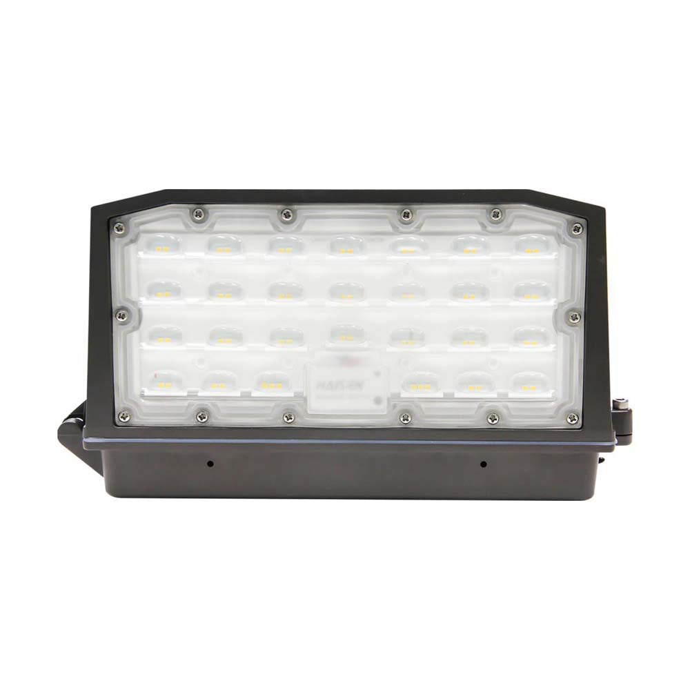 60w Full Cutoff LED Wall Pack CCT Tunable 7200-7500 Lumens DLC Premium