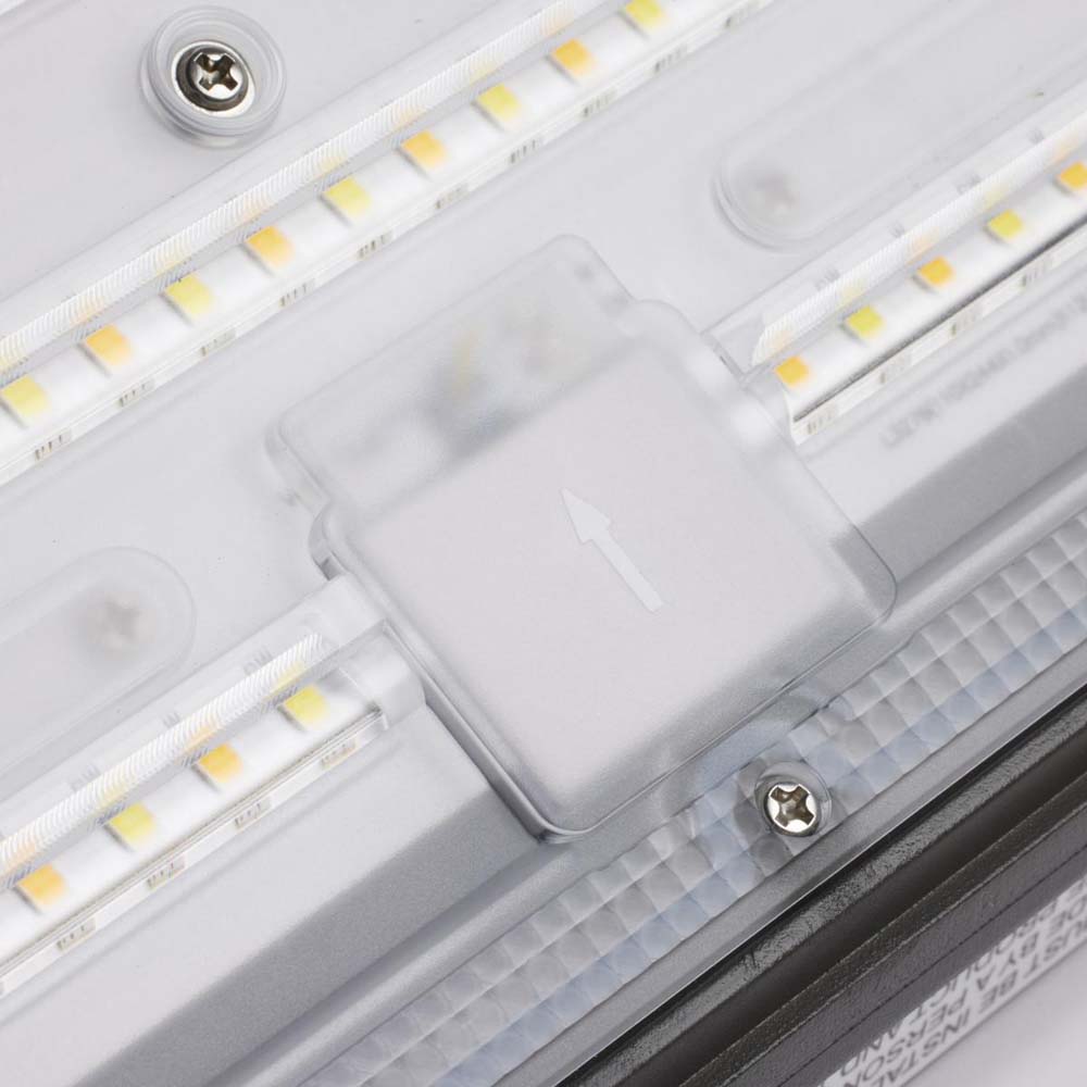 60w Semi Cutoff LED Wall Pack CCT Tunable 7200-7500 Lumens DLC Premium