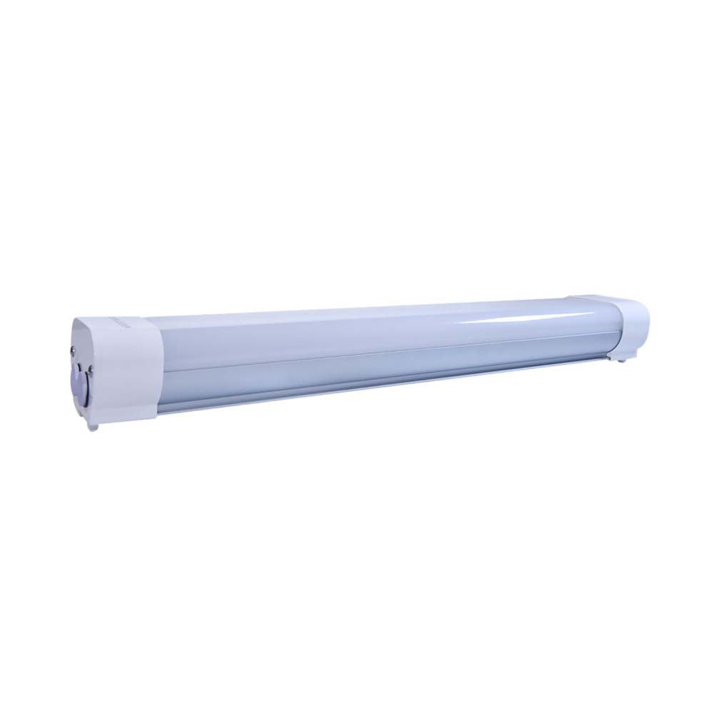 2-ft 20w LED Tri-Proof Linear Fixture CCT Tunable 0-10V Dimming