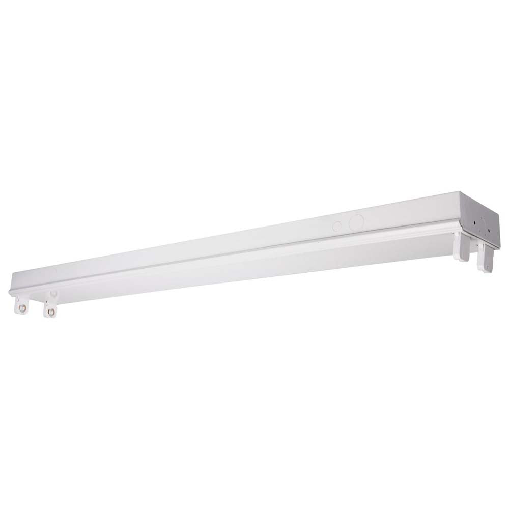 4-ft Dual T8 Lamp Ready Fixture Channel Empty Body Fixture