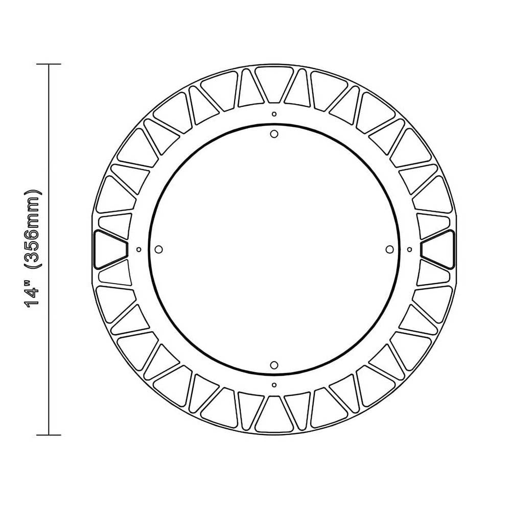 Philips 121W UFO LED 4000K IP65 Round Sealed High Bay Fixture