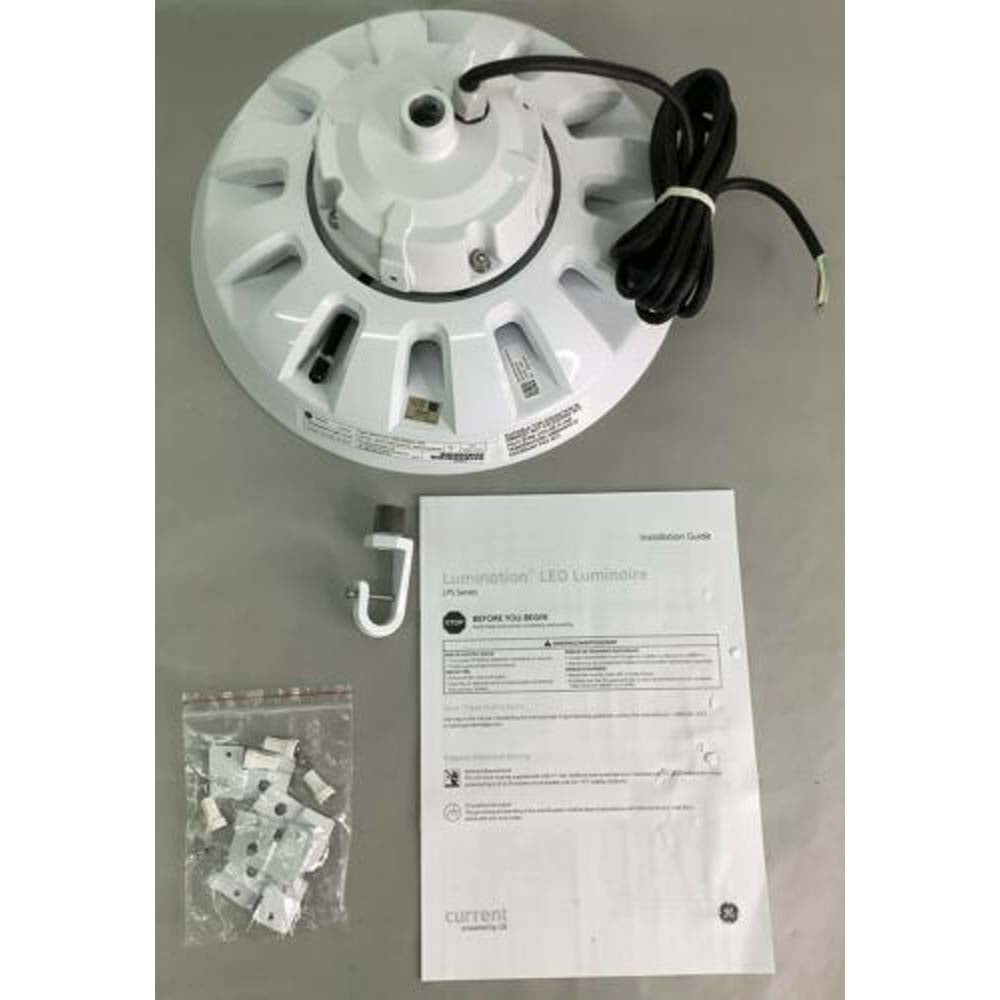 GE 130w 120-277V UFO High Bay LED Pendant 4000K Cool White 18,000LM Lamp