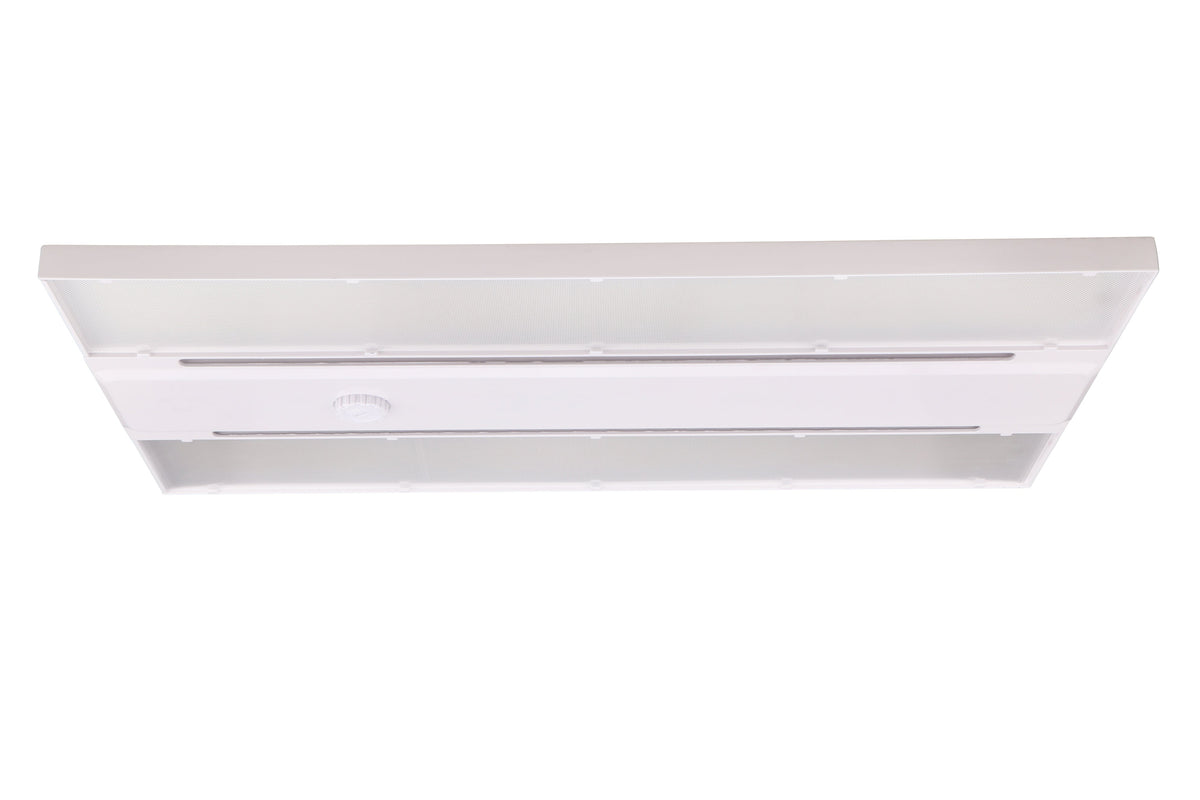Medinah Power | LHB 255-320W Series Linear LED High Bay | Up to 45,500 Lumens | CCT & Wattage Selectable | 120-277v Operation | White