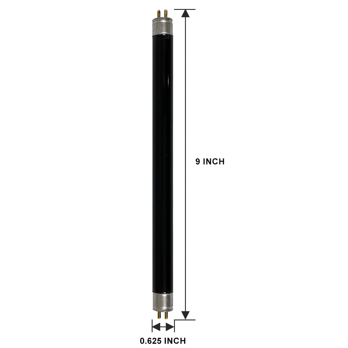 BulbAmerica F6T5BLB 6W T5 9in Blacklight Blue Fluorescent Lamp