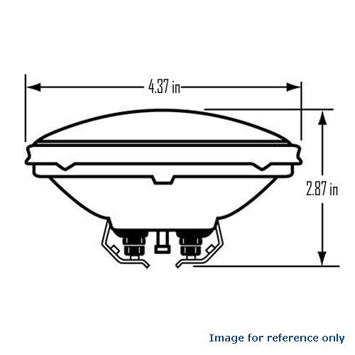 BulbAmerica 40588 4044 12w PAR36 G53 12V Emergency Building Light Bulb