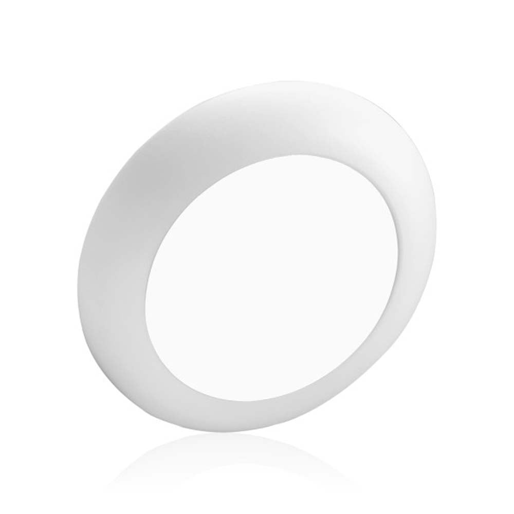 RSD 8-inch Selectable LED Round Surface Mount Downlight - White Finish