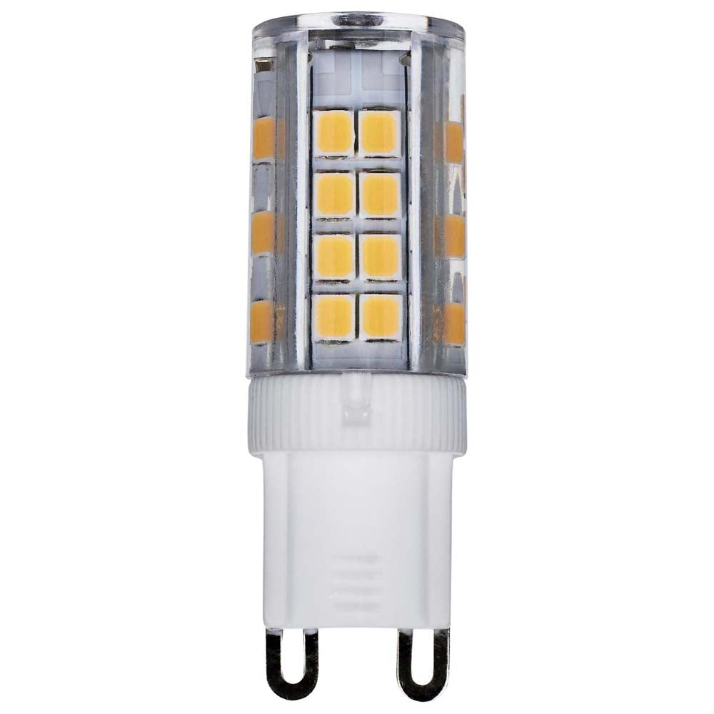 3.5W JCD LED Clear 4000K G9 G9 Double Loop Base 120v