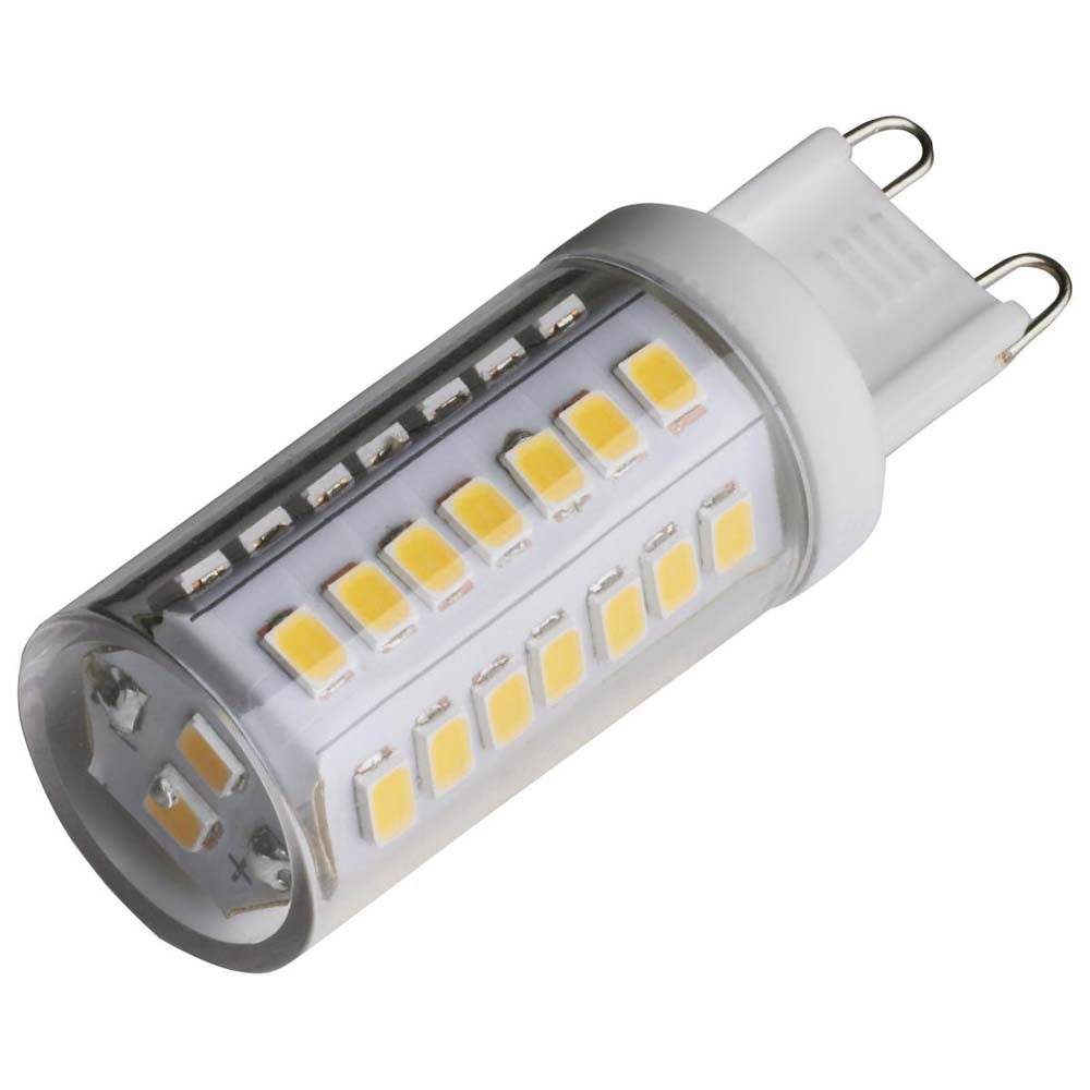 5W JCD LED Clear 4000K G9 G9 Double Loop Base 120v