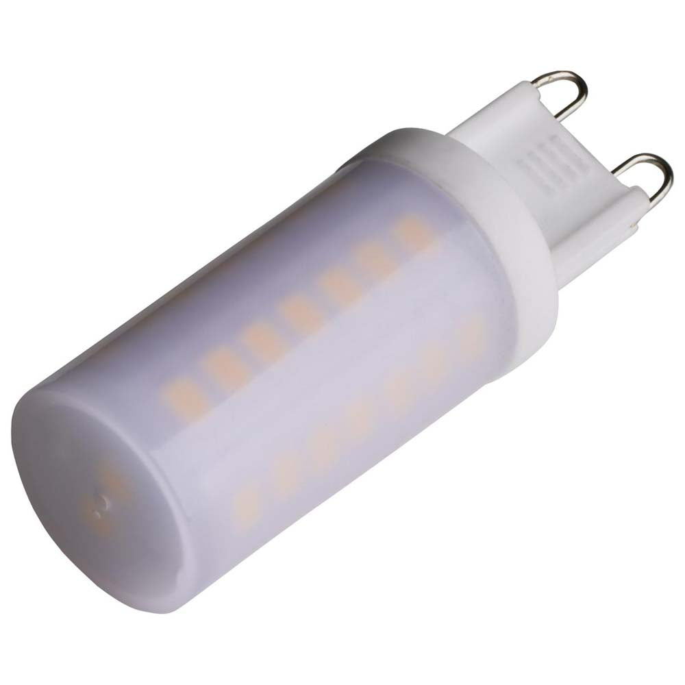 5W JCD LED Frosted 3000K G9 G9 Double Loop Base 120v