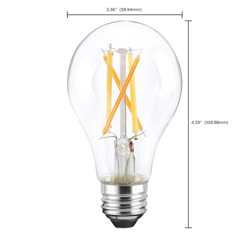 7.5W A19 LED T20 Starfish IOT Tunable White Clear 800 Lumens 120v