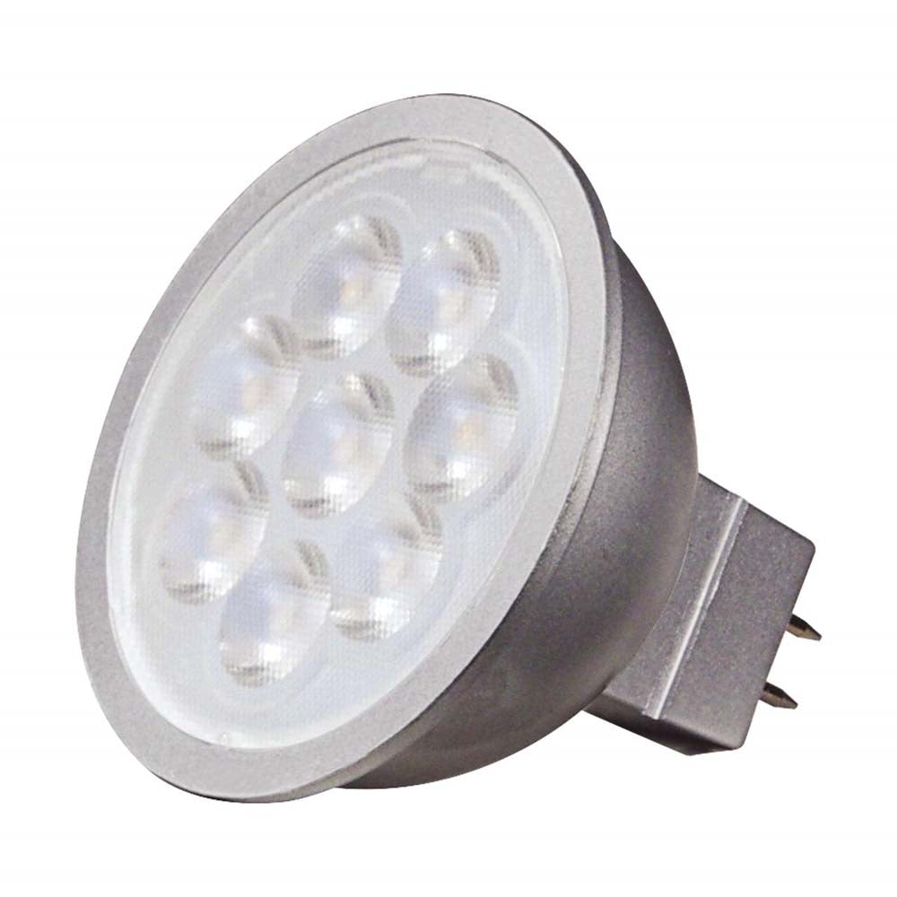 6.5W MR16 LED 2700K GU5.3 base 40 deg. Beam Angle 12v