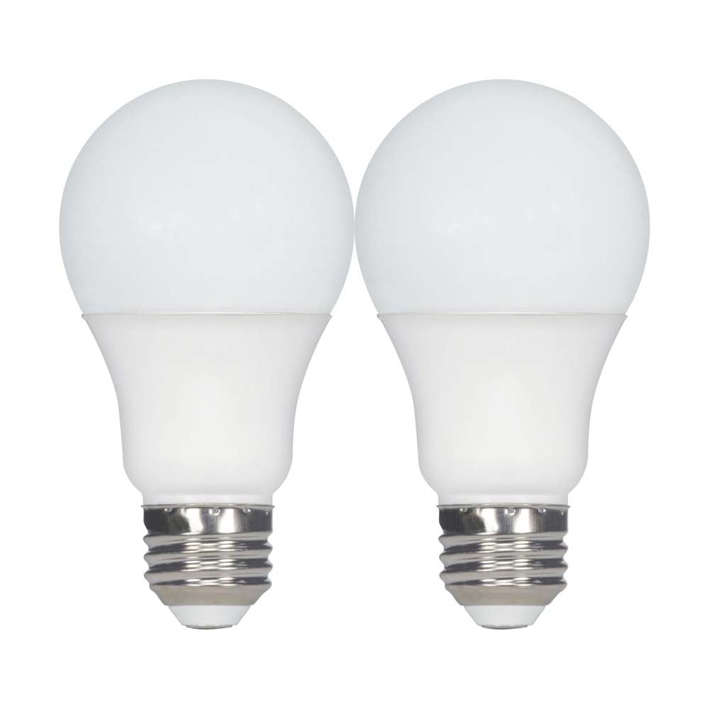2Pk - 9.8W A19 LED 2700K E26 Medium base 220 deg. Beam Angle 120v