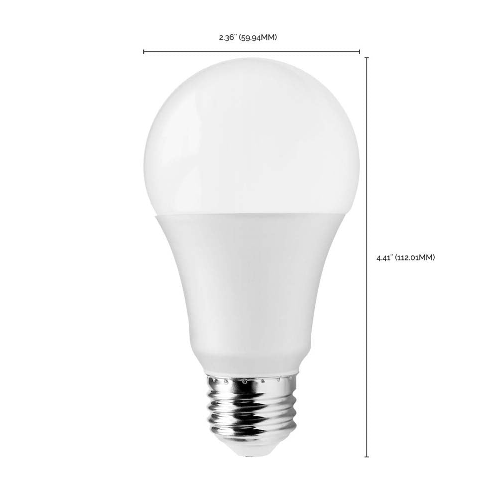 10Pk - 12W A19 LED 5000K E26 Medium base 220 deg. Beam Angle - 75W equiv