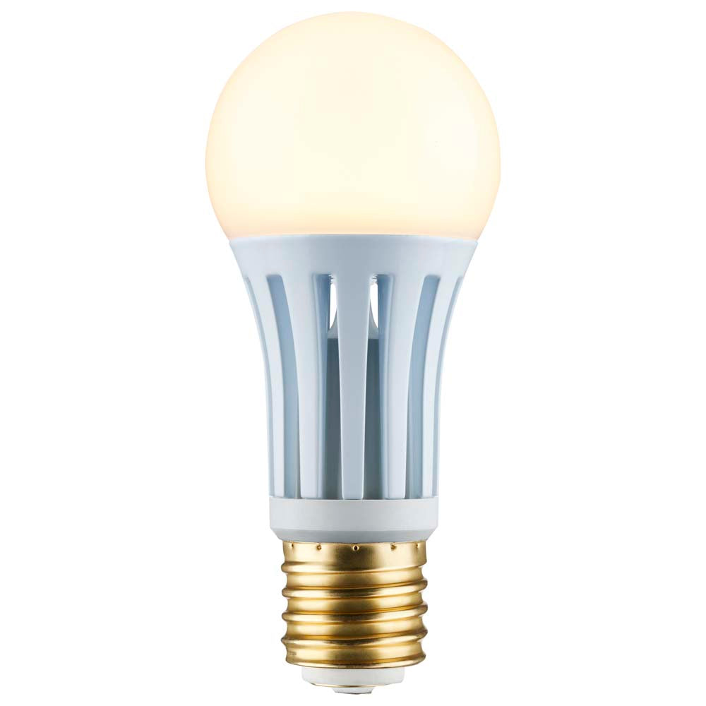 Satco 10/22/34w PS25 LED Three-Way Lamp E39d Mogul Base 5000K White Finish 120v