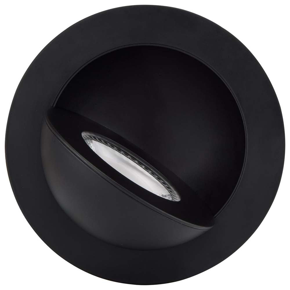 9w CCT Tunable LED Direct Wire Downlight 4-in Round Remote Driver Black