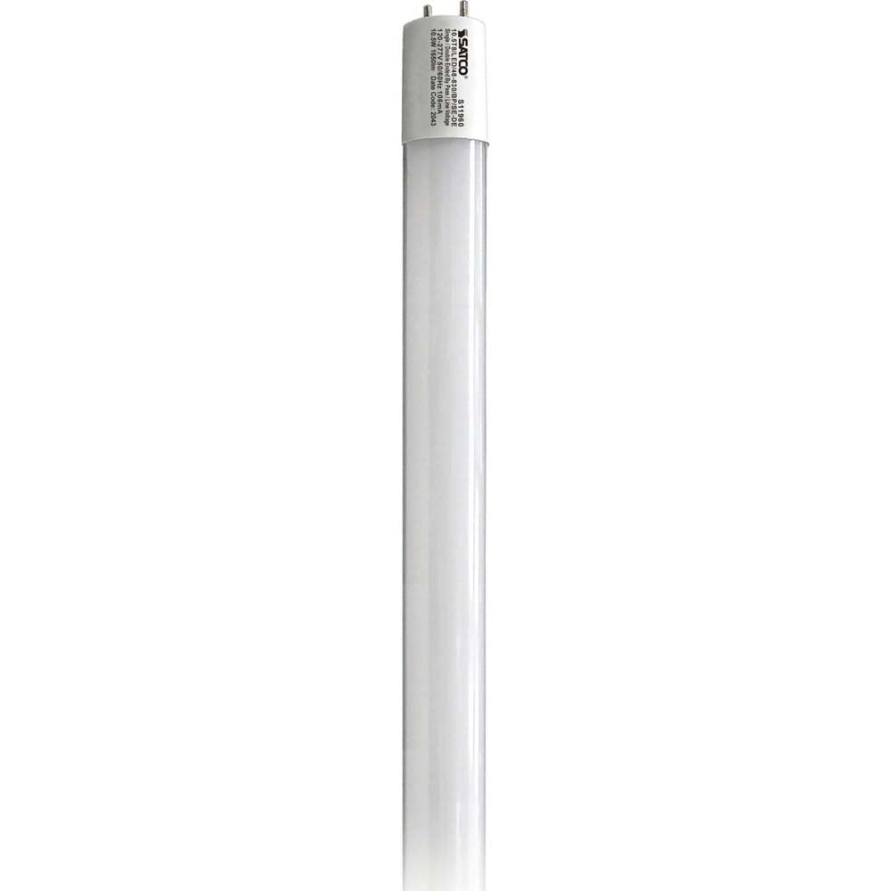 25Pk - 10.5W 48-in T8 LED 3000K 1700Lm Ballast Bypass 120V-277V - 50w equiv