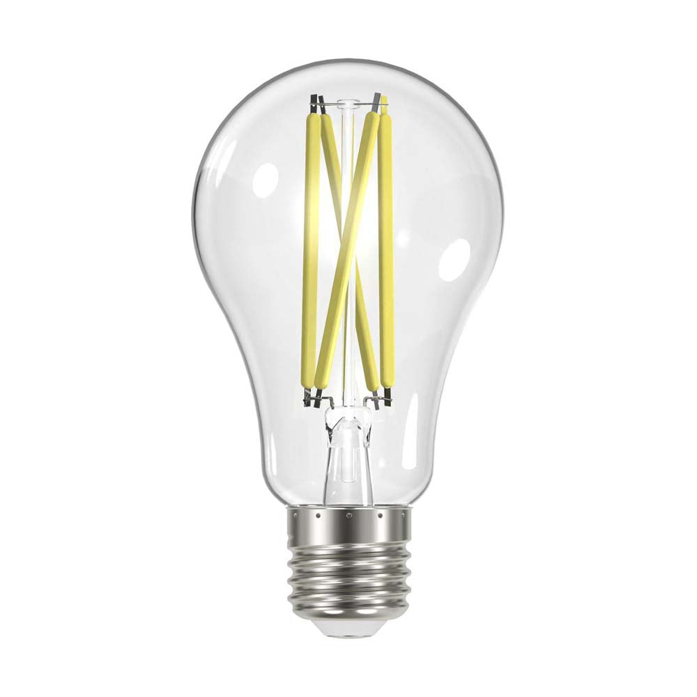 4Pk - 12.5W A19 LED Clear Medium base 2700K 120v - 100W equiv