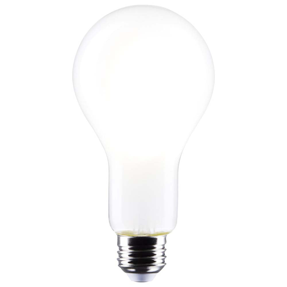 21W A23 LED Frost Finish Medium base Cool White 4000K 120v - 200W equiv