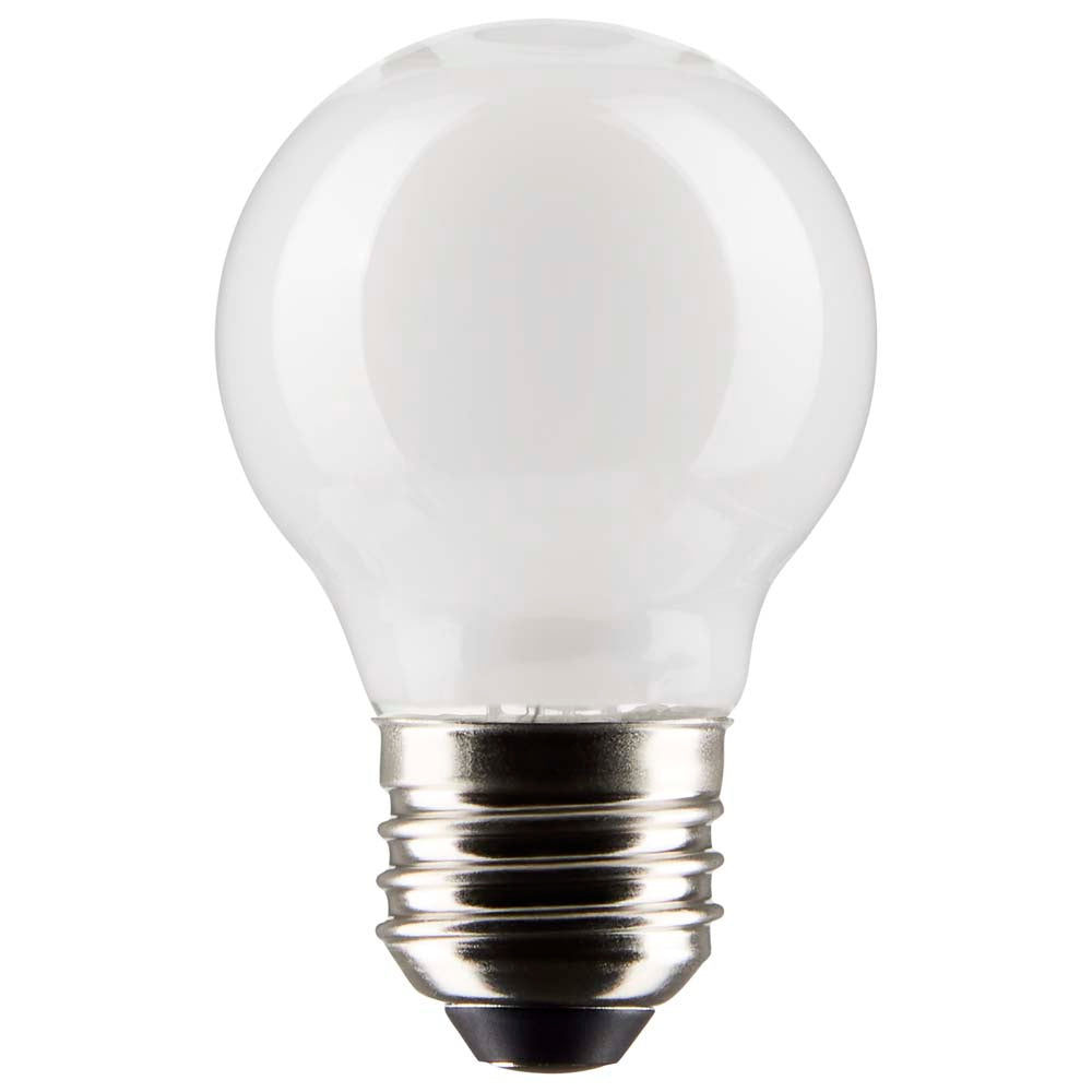 Satco 4.5w G16.5 Globe Filament LED 2700K Medium Base Dimmable - 40w equiv