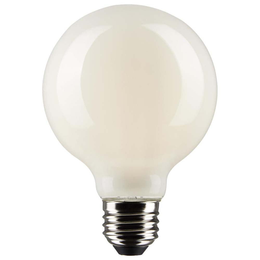 2Pk - Satco 6w G25 Globe Filament LED 2700K Medium Base Dimmable - 60w equiv