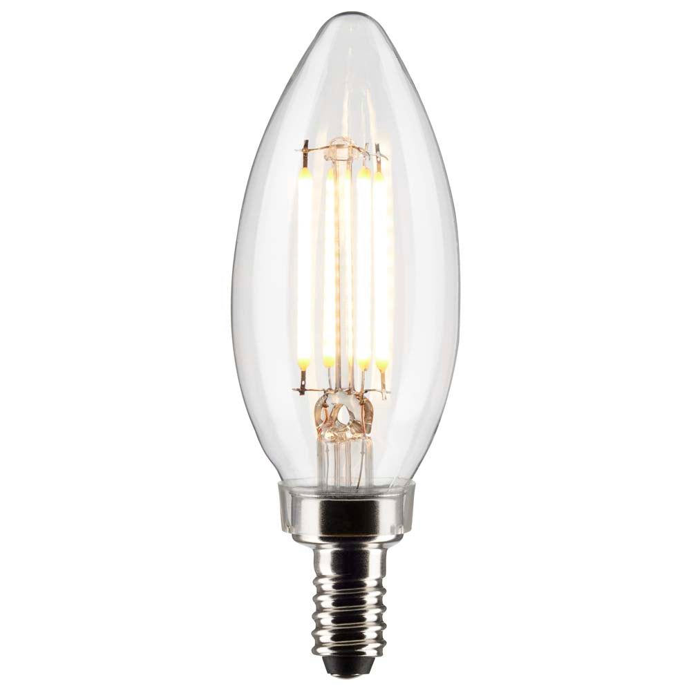 Satco 3w B11 LED 2700K Candelabra Base Dimmable - 25w equiv