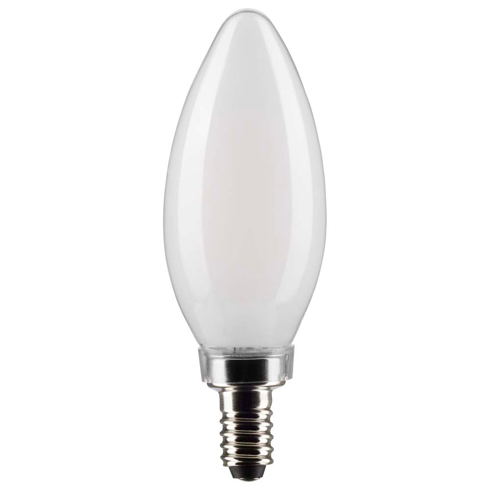 Satco 3w B11 LED 2700K Candelabra Base Frosted Dimmable - 25w equiv