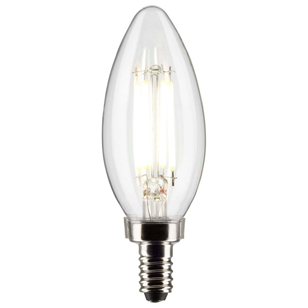 Satco 5.5w B11 LED 5000K Candelabra Base Dimmable - 60w equiv