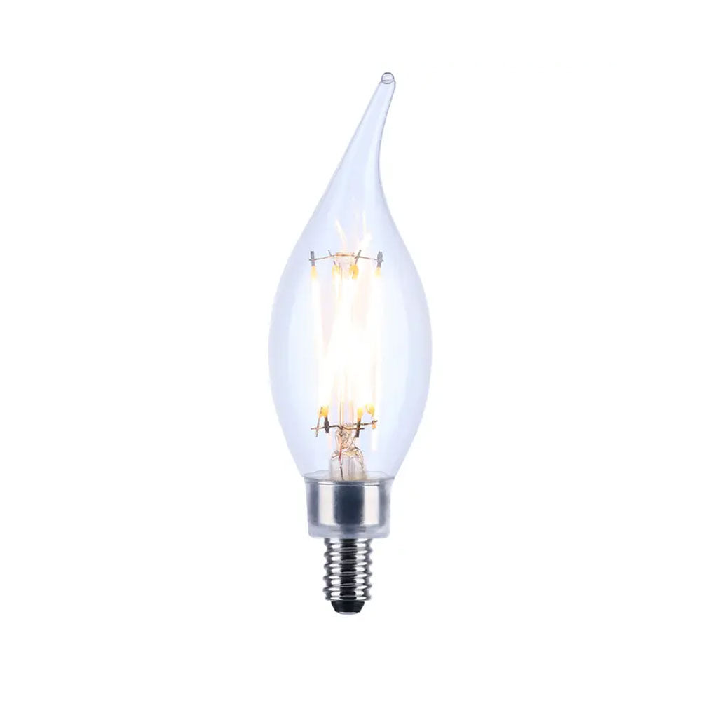 Satco 4w CA10 LED 4000K Candelabra Base Dimmable - 40w equiv