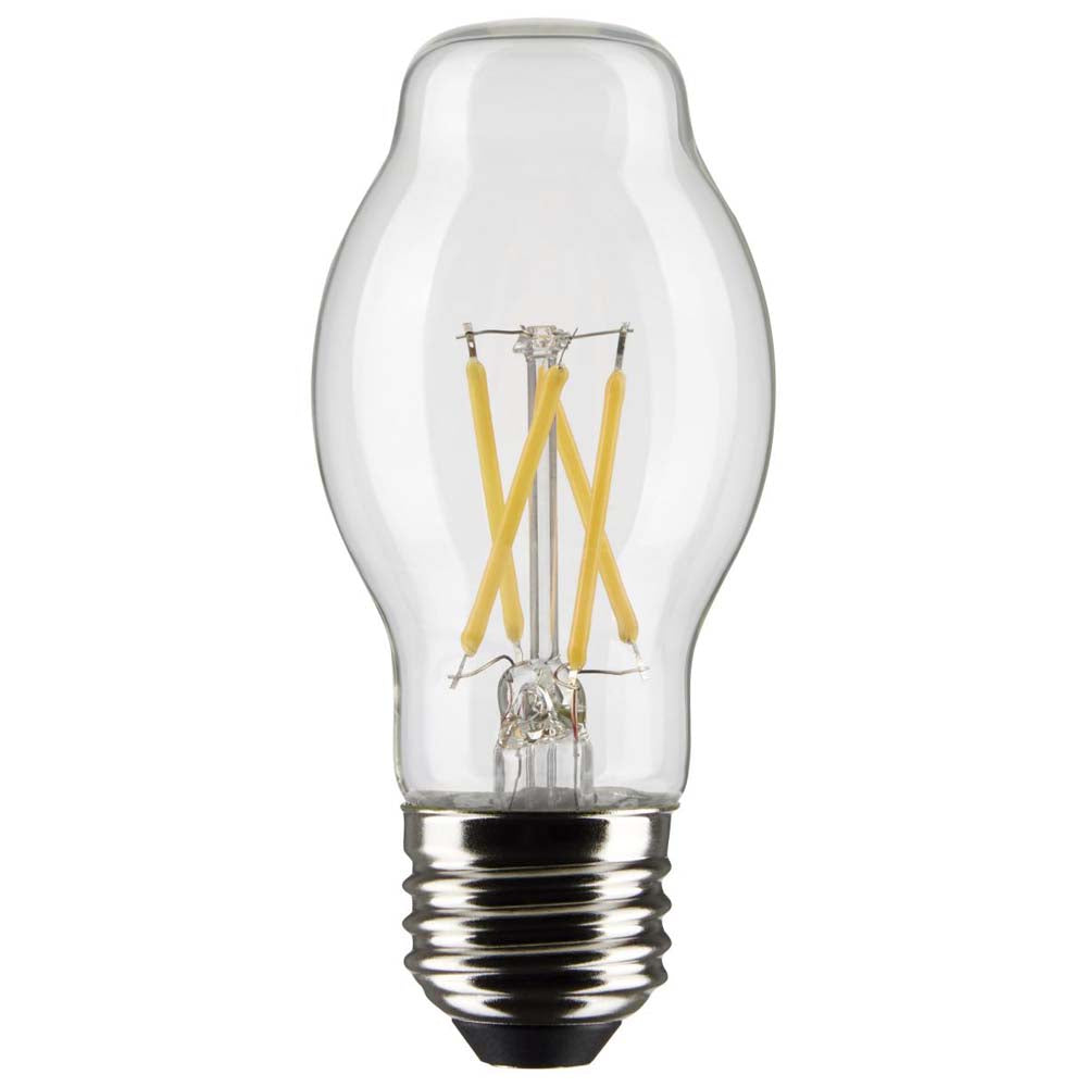 2Pk - 5W BT15 LED Clear Medium Base 2700K 450 Lumens 120v