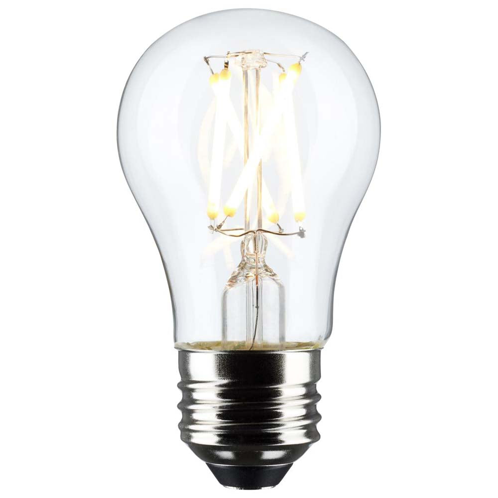 2Pk - 5.5W A15 LED Clear Medium Base 2700K 450 Lumens