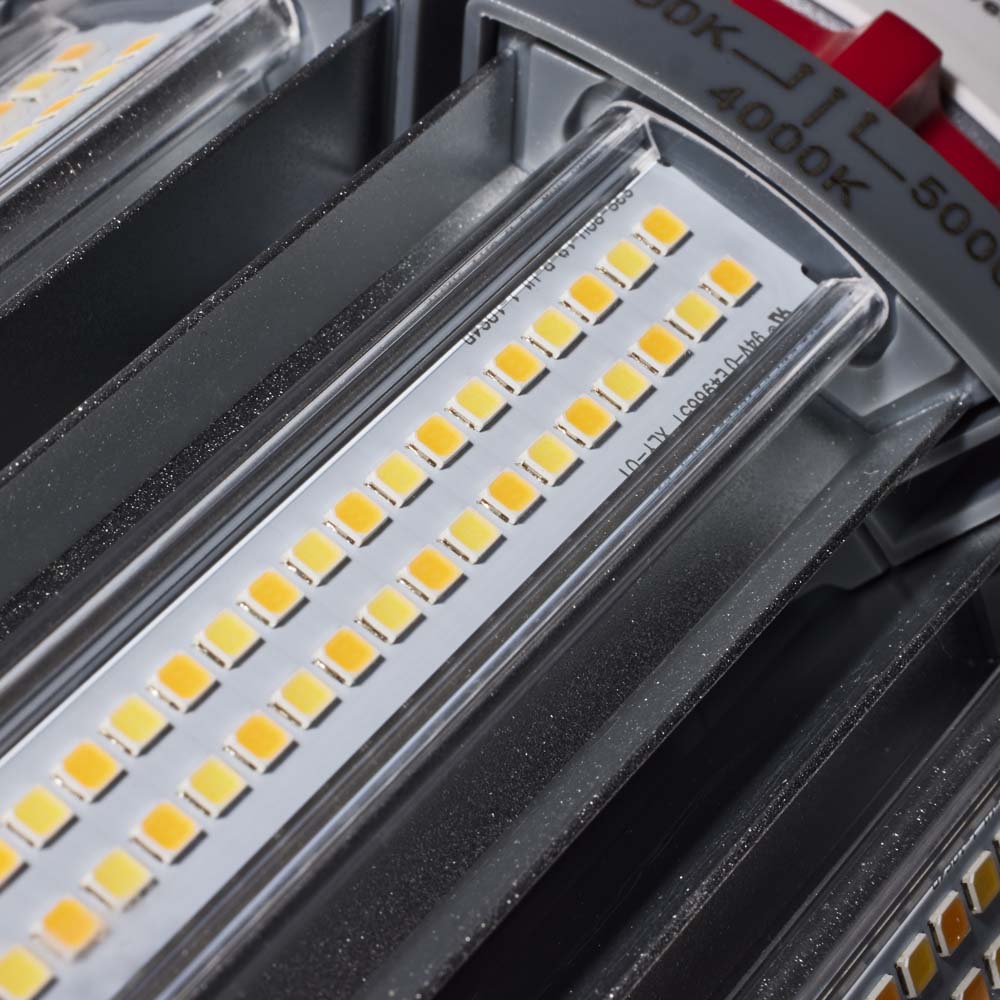 Satco LED HID Replacement 80/63/54 Wattage & CCT Selectable Mogul Base 100-277V