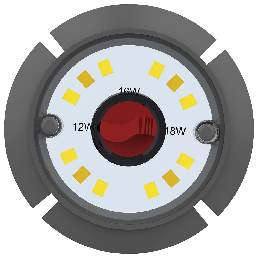 Satco LED HID Replacement 18/16/12 Wattage & CCT Selectable Medium Base 100-277V