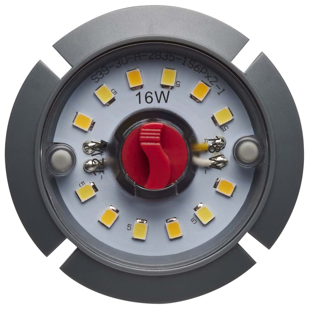Satco LED HID Replacement 18/16/12 Wattage & CCT Selectable Medium Base 100-277V