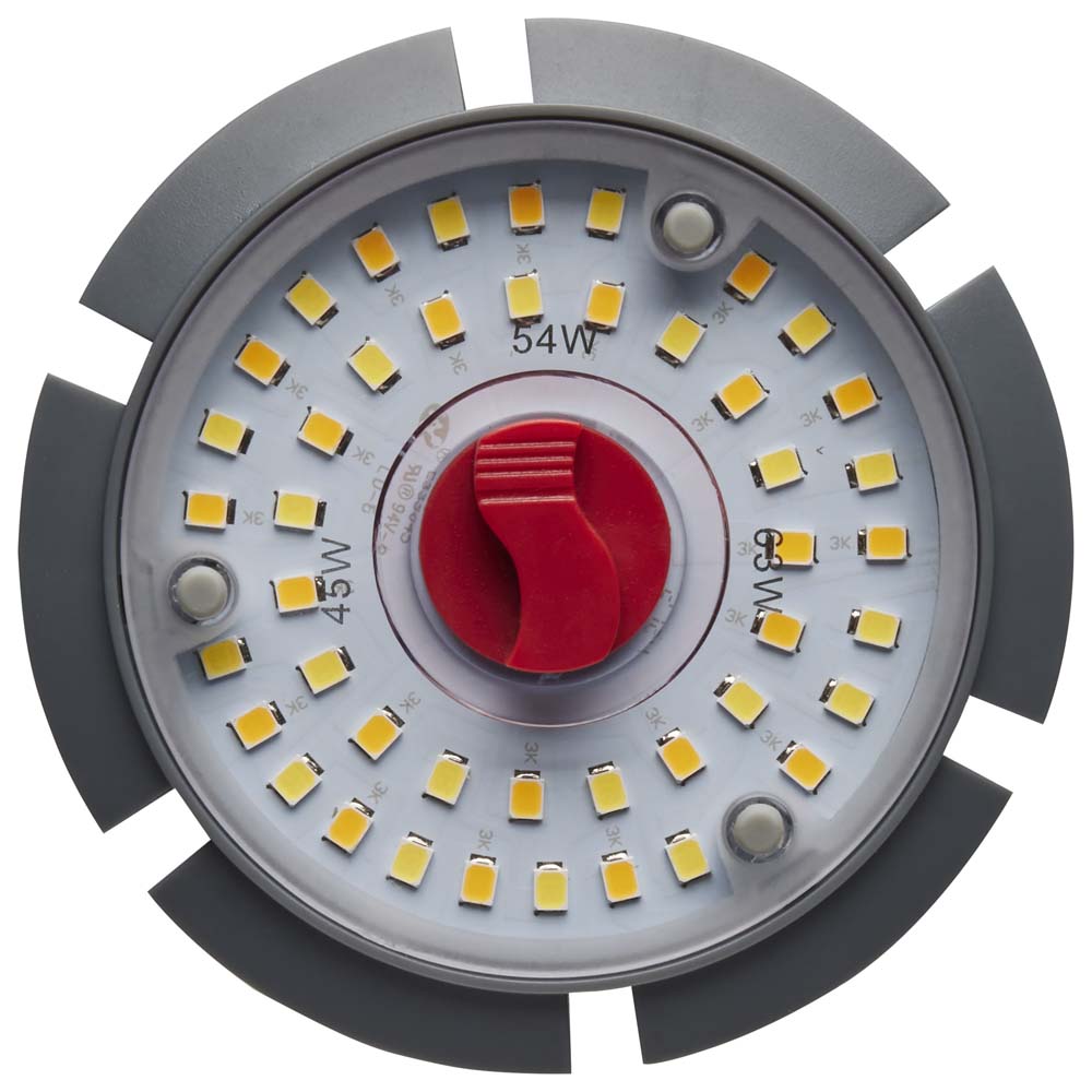 Satco LED HID Replacement 63/54/45 Wattage & CCT Selectable Mogul Base 100-277V