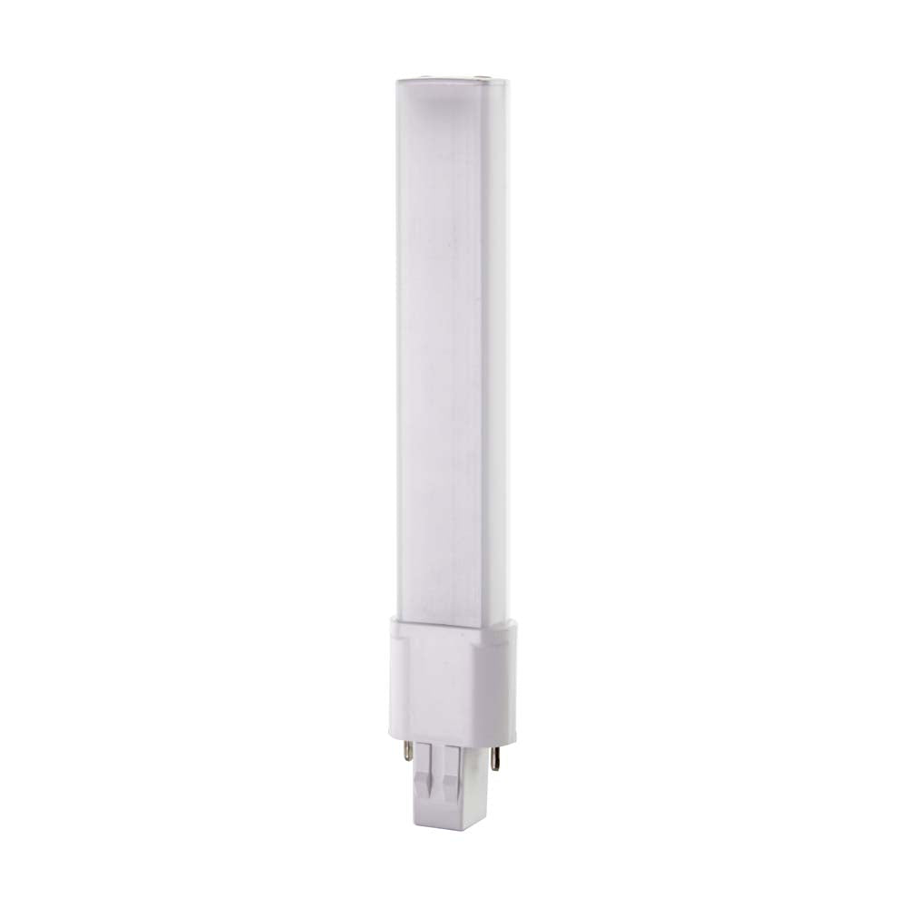 Satco 6w LED PL GX23 Base 3000K 600LM 360 deg. 120-277V Ballast Bypass