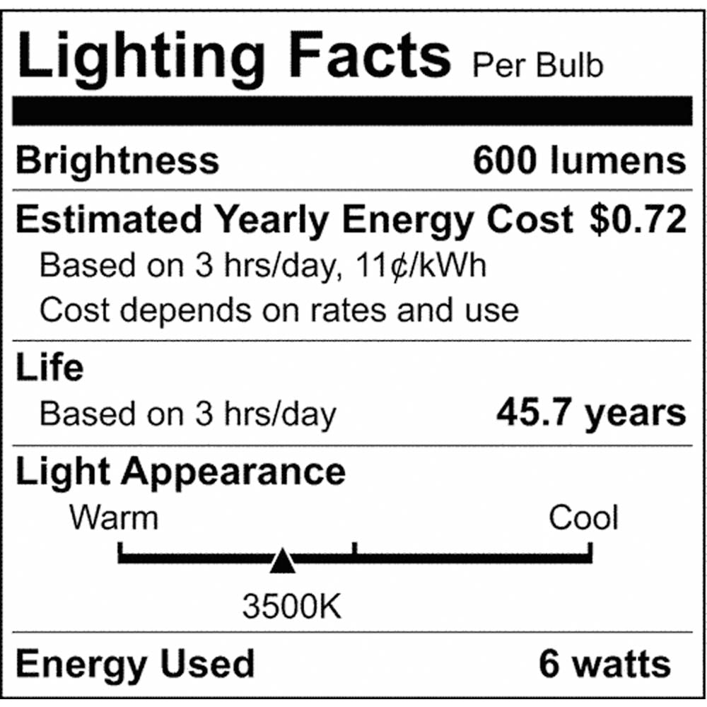 Satco 6w LED PL 2-PIN GX23 Base 3500k 600LM 120-277v - Ballast Bypass