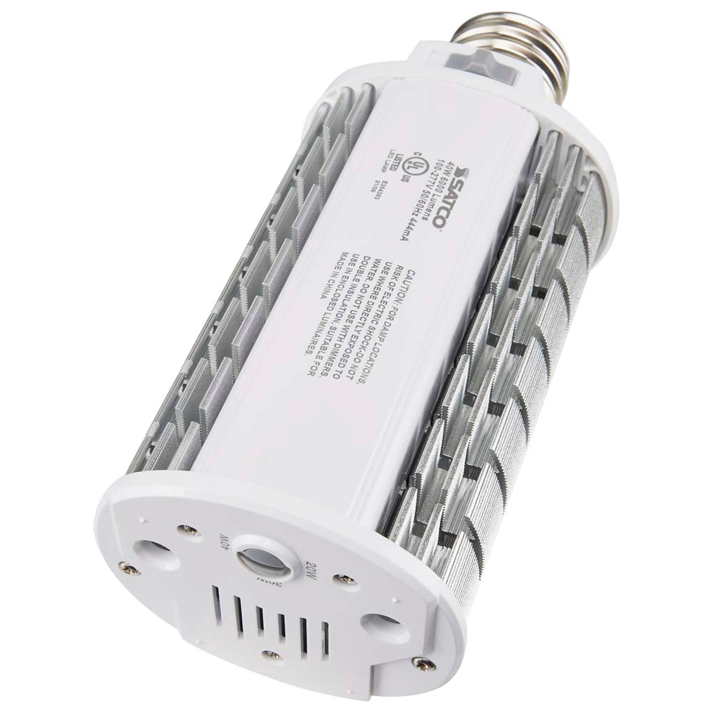 Satco LED Hi-Pro Wall Pack 20/30/40w CCT Selectable Mogul Base 100-277V