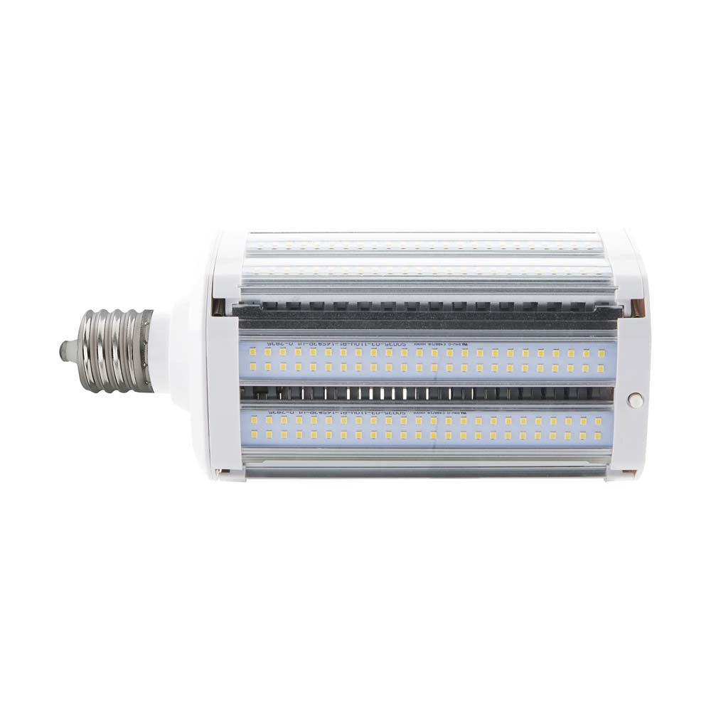 Satco 110w LED Hi-lumen shoe box style lamp fixture 3000K Mogul Base 100-277V
