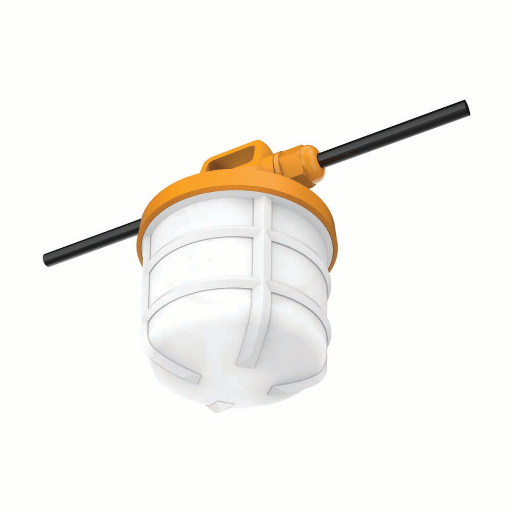 Satco 50Ft High-Lumen Temporary Construction String Light -5 Lamps 50Watt 120V