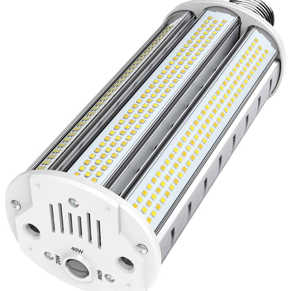 Satco LED Hi-Pro Wall Pack 20/40/60w CCT Selectable Mogul Base 100-277V
