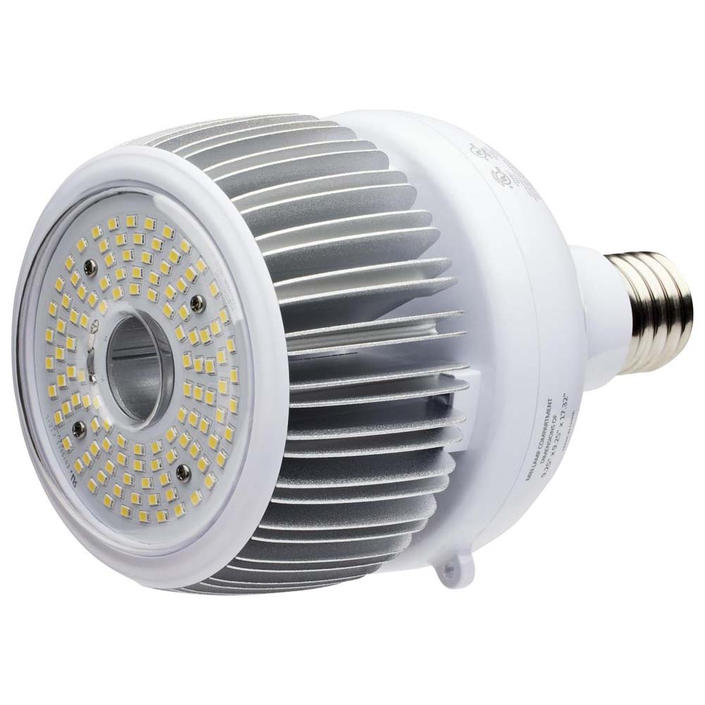 LED Hi-Bay 60W/80W/100W Selectable Wattage Mogul Extended 4000K 100V-277V