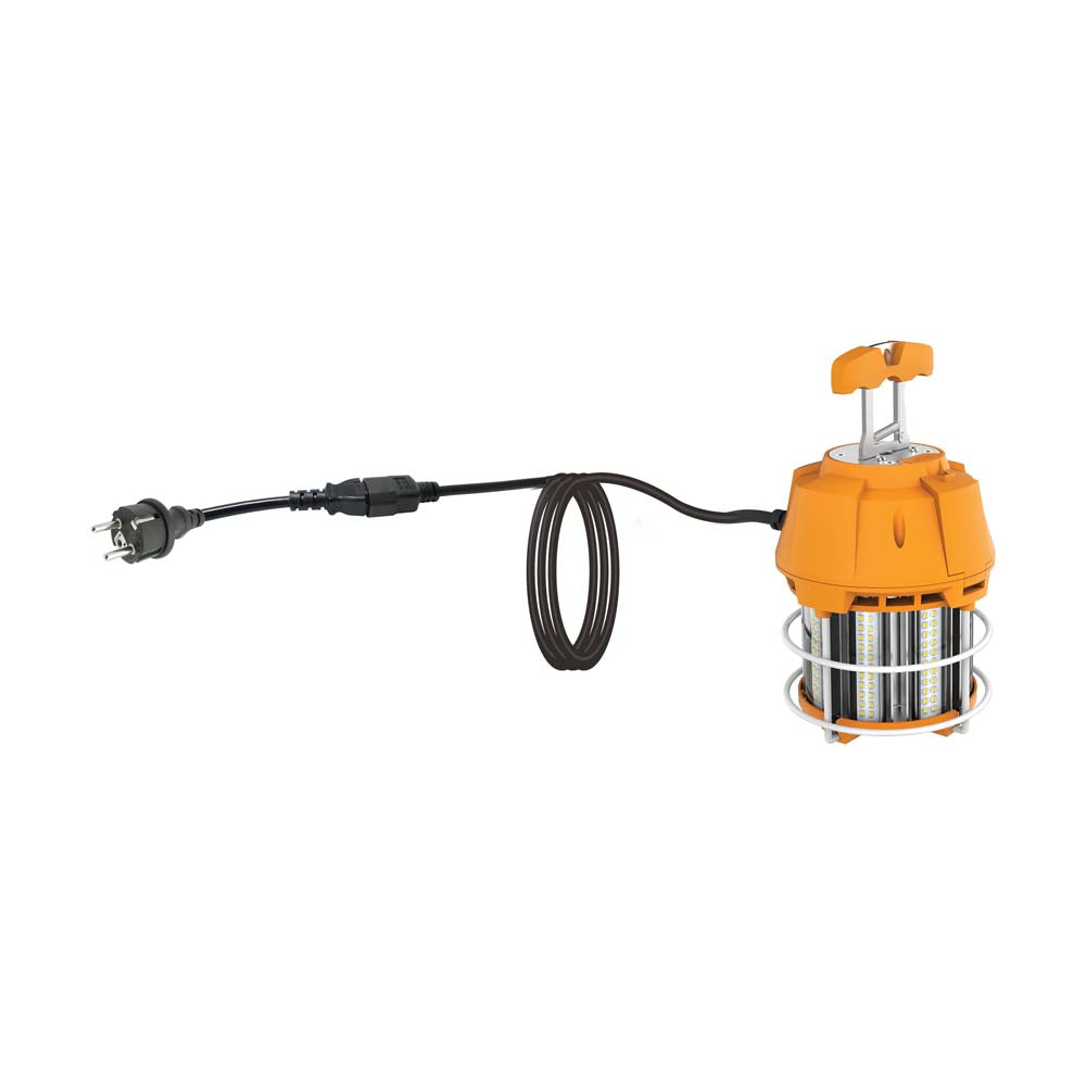 Satco 60w LED Hi-Lumen temporary Hi-Bay Caged lamp 5000K 120v