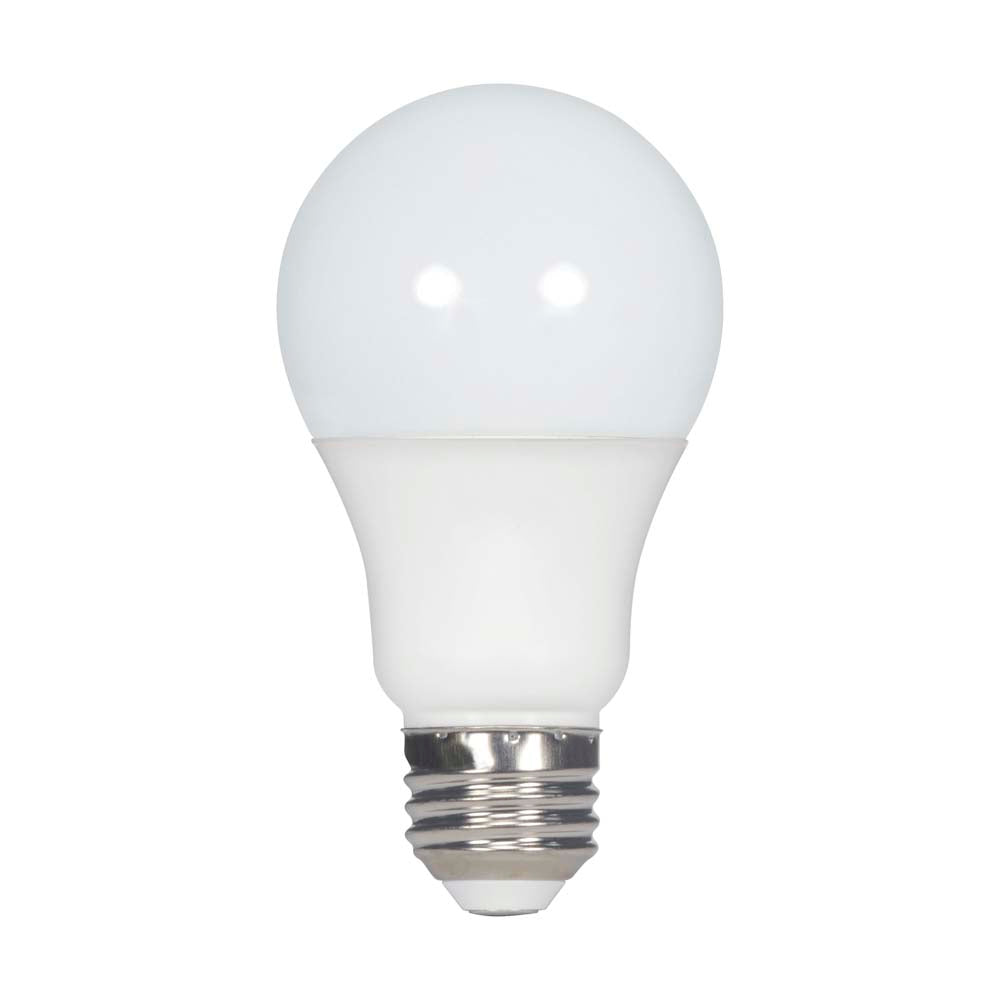 4Pk - Satco 9.5w A19 LED Frost 5000K Medium Base 220 deg. Beam Angle 120v