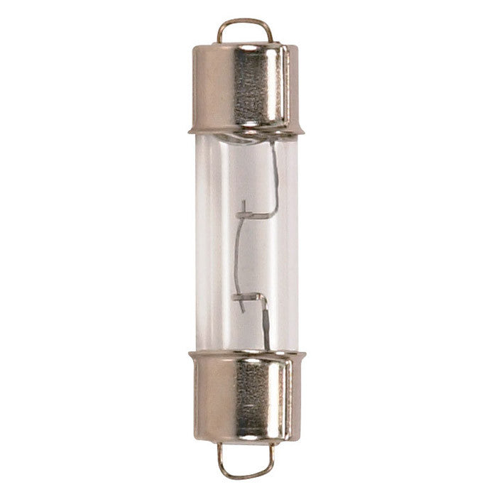 Satco S6906 12.5W 12.8V Festoon Type SF6 DE Cap Miniature light bulbs