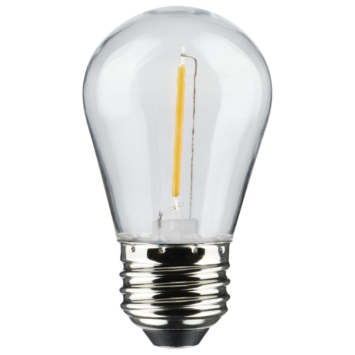 60-ft 120v Commercial LED String Light - Includes 2200K 24-S14 bulbs